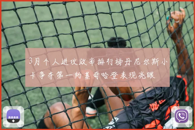 3月个人进攻效率排行榜丹尼尔斯小卡争夺第一约基奇哈登表现亮眼